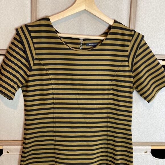 French connection stripe bodycon dress - Picture 2 of 4